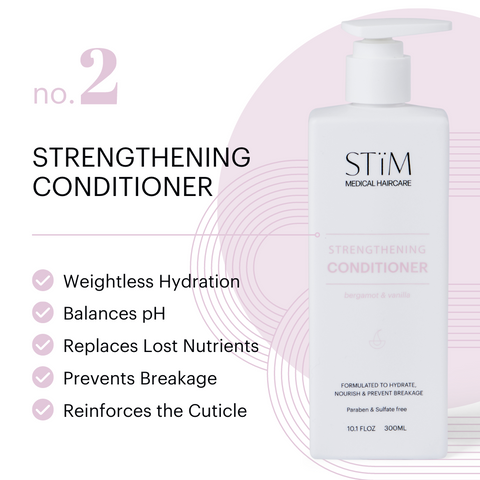 Stïm Haircare Shower Duo bundle with shampoo and conditioner bottles, ideal for hair cleansing and conditioning.