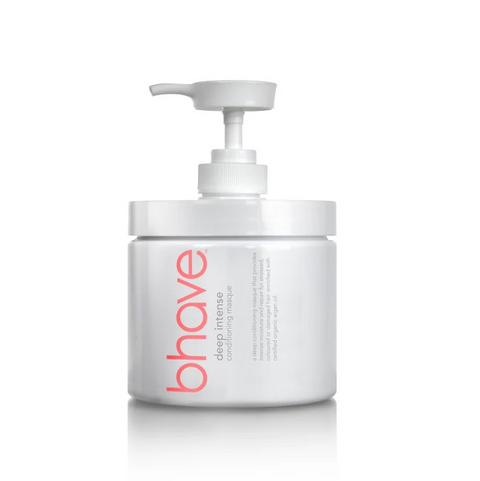 Bhave Deep Intense Conditioning Mask in a 400g jar, showing creamy hair treatment texture with a smooth, nourishing appearance.