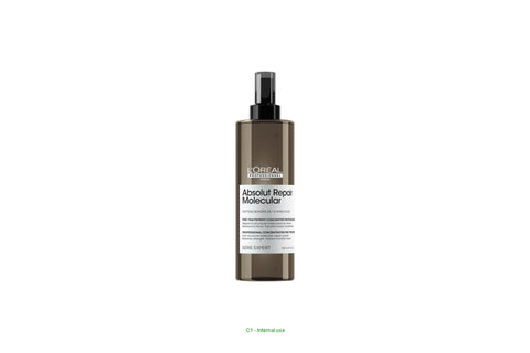 L'Oréal Professionnel Absolut Repair Molecular Pre-Treatment bottle, 190ml, shown with product label and packaging details.