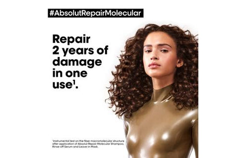 L'Oreal Professionnel Absolut Repair Molecular Pre-Treatment bottle, 190ml, with product label and packaging details.