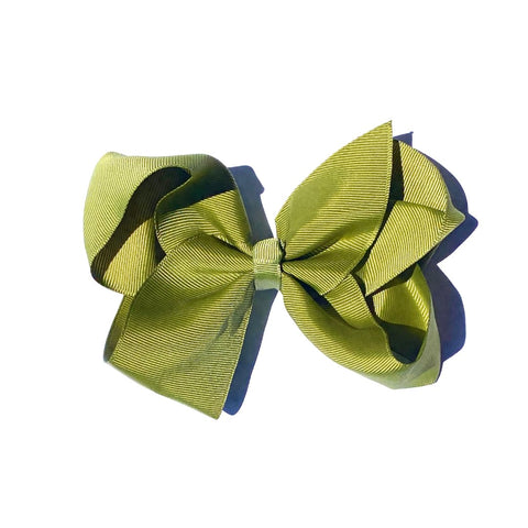 Six-inch hair bows with clips in 24 colors, Perfect Pony Hair accessories for girls' hairstyles.