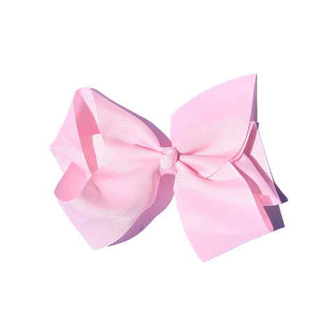 Six 6-inch hair bows with clips in 24 vibrant colors, perfect for stylish hair accessories by Perfect Pony Hair.
