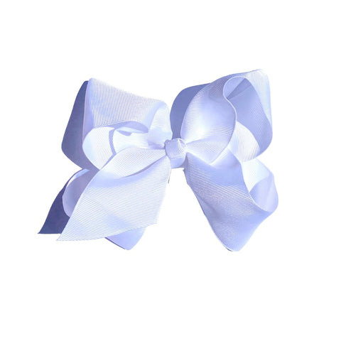 Six-inch Perfect Pony Hair bows with clips in 24 vibrant colors, perfect for children's hair accessories.