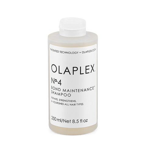 Olaplex No.4 Bond Maintenance Shampoo and No.5 Bond Maintenance Conditioner bundle, 250ml each, for damaged hair care.