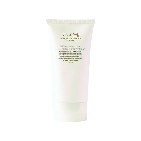 Pure Fusion Complex Bond Repair Treatment bottle, featuring the product label and sleek packaging.