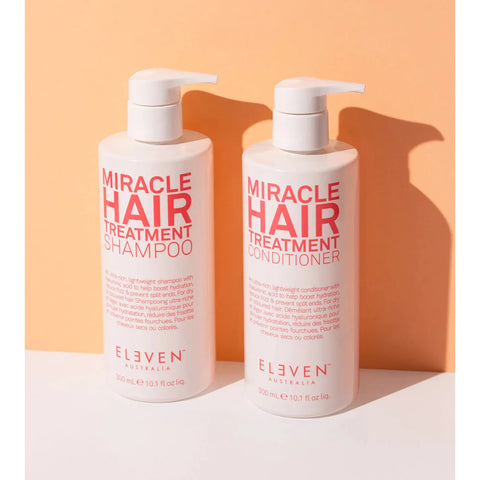 Eleven Australia Miracle Hair Treatment Shampoo 300ml bottle showing the product label and packaging.