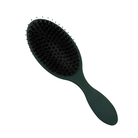 Tender Strands Everyday Brush in forest green, a natural hairbrush with soft bristles for gentle, everyday grooming.