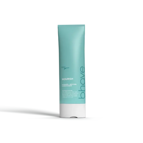 Bhave Nourish Conditioner 200ml bottle with white and green packaging, designed to hydrate and nourish hair.