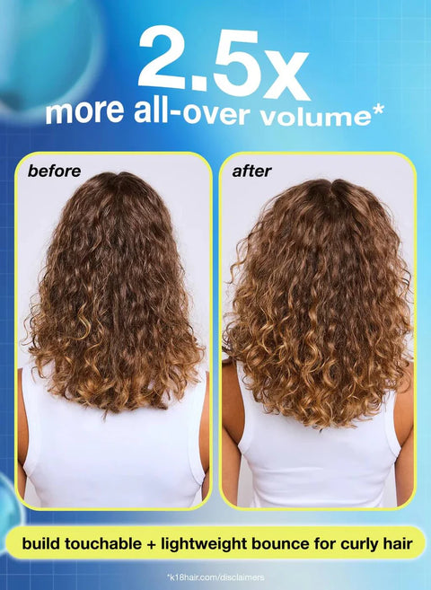 K18 AstroLift™ Reparative Volume Spray in 118ml, styling spray with volumizing and repairing benefits, shown in a clear bottle.