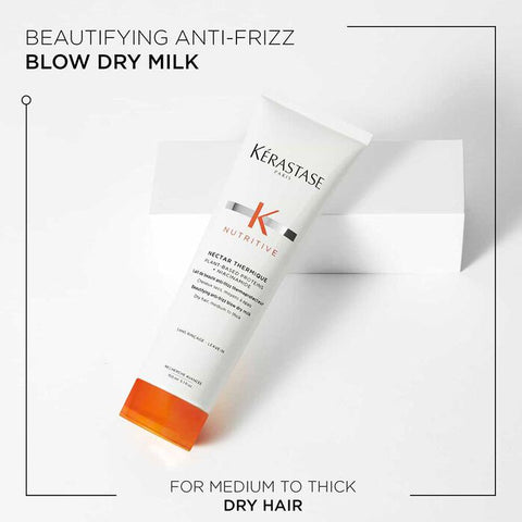 Kérastase Nutritive bundle for very dry, fine to medium hair, featuring shampoo, conditioner, and treatment products.