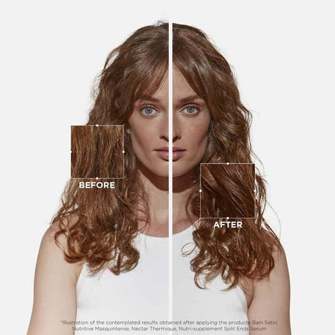 Kérastase Nutritive Nutri-Supplement Scalp Serum bottle and applicator for nourishing scalp treatment in 90ml size