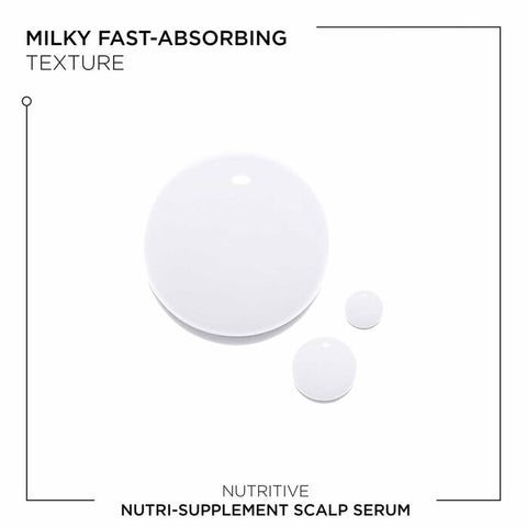Kérastase Nutri-Supplement Scalp Serum for nourishing scalp treatment in a 90ml bottle with dropper applicator.