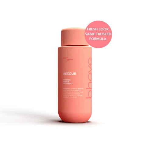 Bhave Rescue Shampoo 300ml bottle with white and green packaging, showcasing the shampoo product on a clean background.