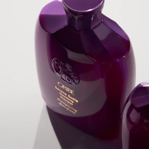 Oribe Serene Scalp Densifying Conditioner bottle, 175ml, with sleek packaging and product label visible.