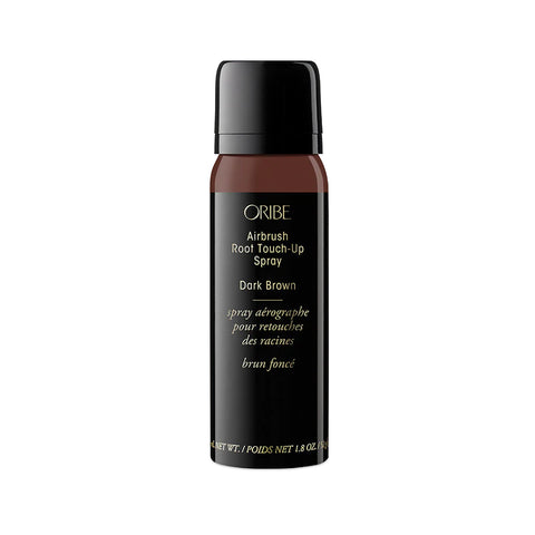Oribe Airbrush Root Touch Up Spray 30ml, a hair color spray for quick root coverage, shown in the image.