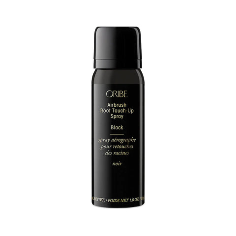 Oribe Airbrush Root Touch Up Spray in 30ml bottle, hair color product for quick, natural-looking root coverage.