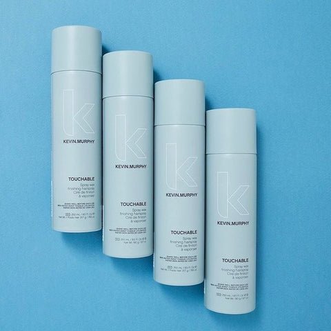 Kevin Murphy Touchable styling product in 250ml bottle, shown with sleek packaging and applicator nozzle.