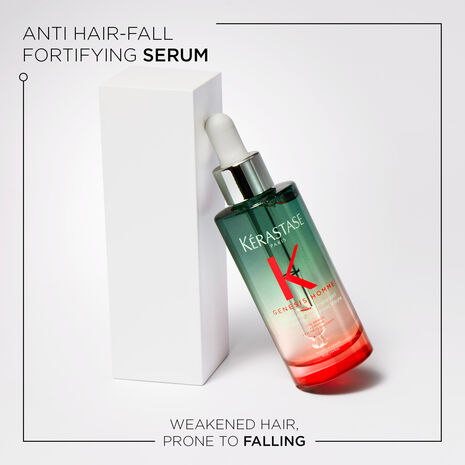 Kérastase Genesis Homme anti-hair fall fortifying serum for men, 90ml, hair oil treatment for strengthening hair.