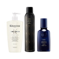 H&L SALON Volume & Density Boost Bundle including hair care products for thicker, fuller hair appearance.