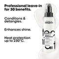 L'Oreal Professionnel All-In-1 Performer styling lotion bottle, 190ml, with label and product details visible.