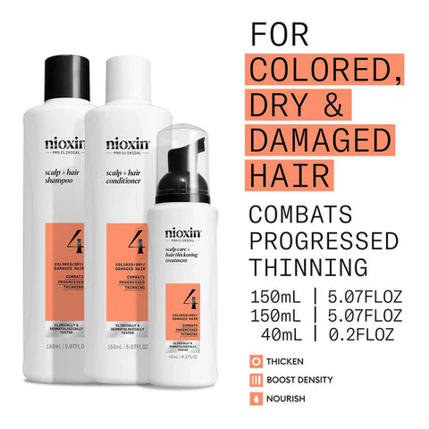 Nioxin Scalp + Hair Thickening System 4 Trial Trio