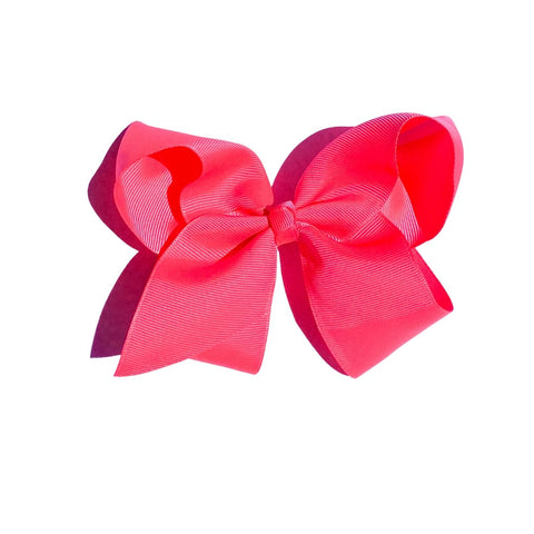 6 inch Hair Bows with clip - 24 Colours