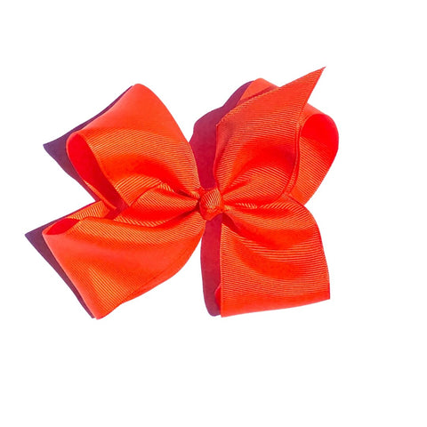 6 inch Hair Bows with clip - 24 Colours