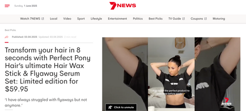 Hair Wax Stick - Strong Hold Baby Hair Control for Slick Back Styles