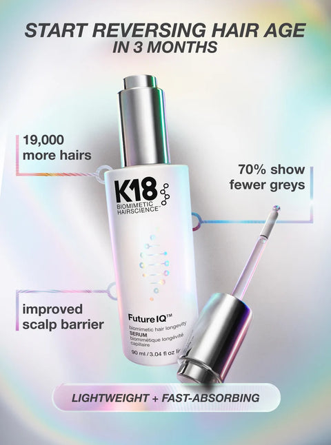 K18 FutureIQ™ biomimetic hair longevity serum 90ml