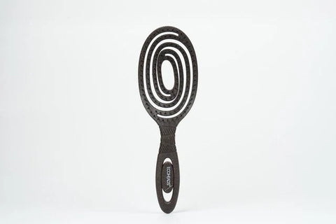 EcoHeads Wet Detangling Brush with ergonomic handle and flexible bristles for gentle hair detangling in wet or dry hair.