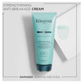 Kérastase Resistance bundle with hair care products, including shampoo and conditioner bottles, on a white background.