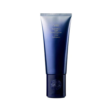 Oribe Supershine Light Moisturizing Cream leave-in conditioner in a 150ml bottle, smooth and nourishing for shiny hair