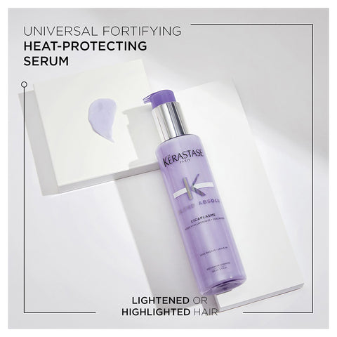 Kérastase Blond Cicaplasme leave-in conditioner bottle, 45ml, with sleek packaging and black cap on a white background.
